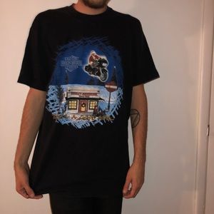 Harley Davidson santa shirt